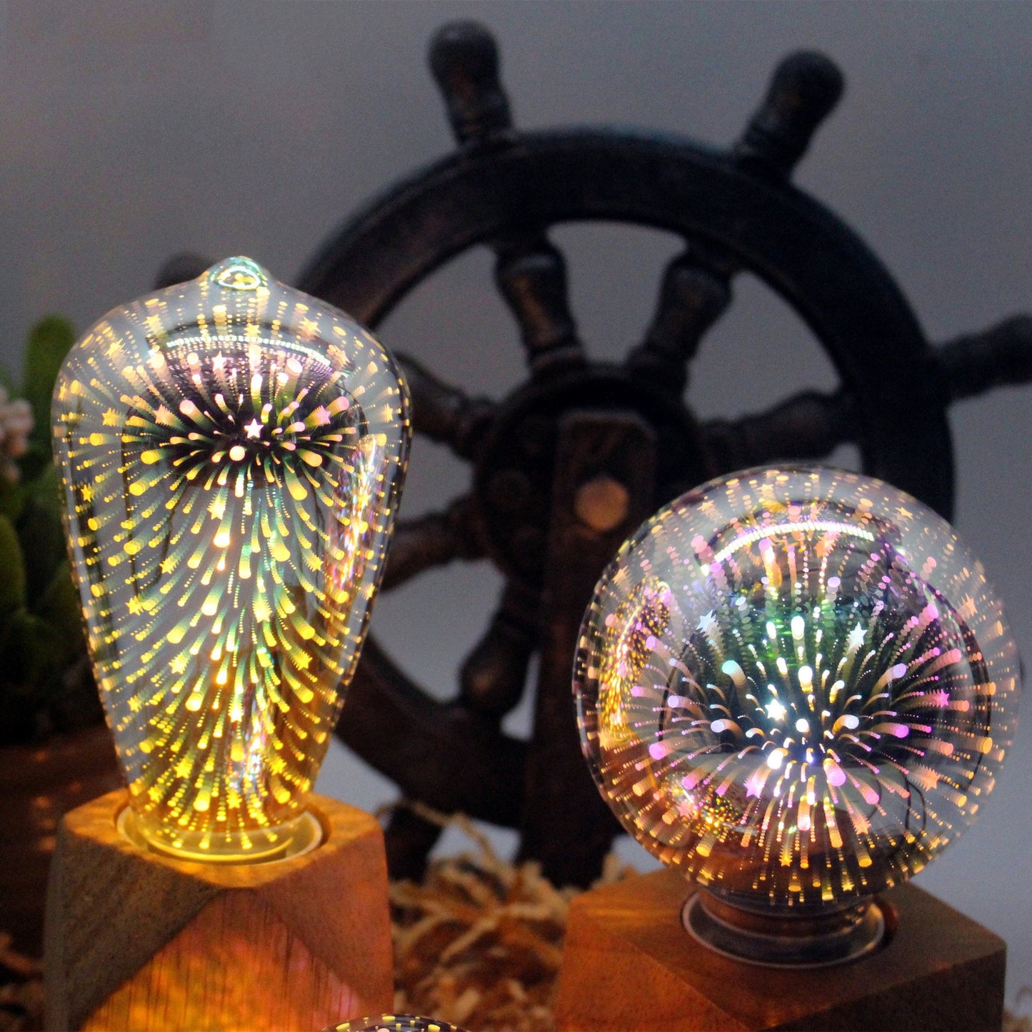 🌈💡3D Fireworks LED Light Bulb - Summer Sale 40% OFF