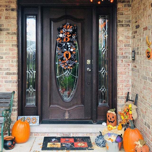 Spice Up Your Halloween Decor with Our Swag Wreath - Hot Sale!