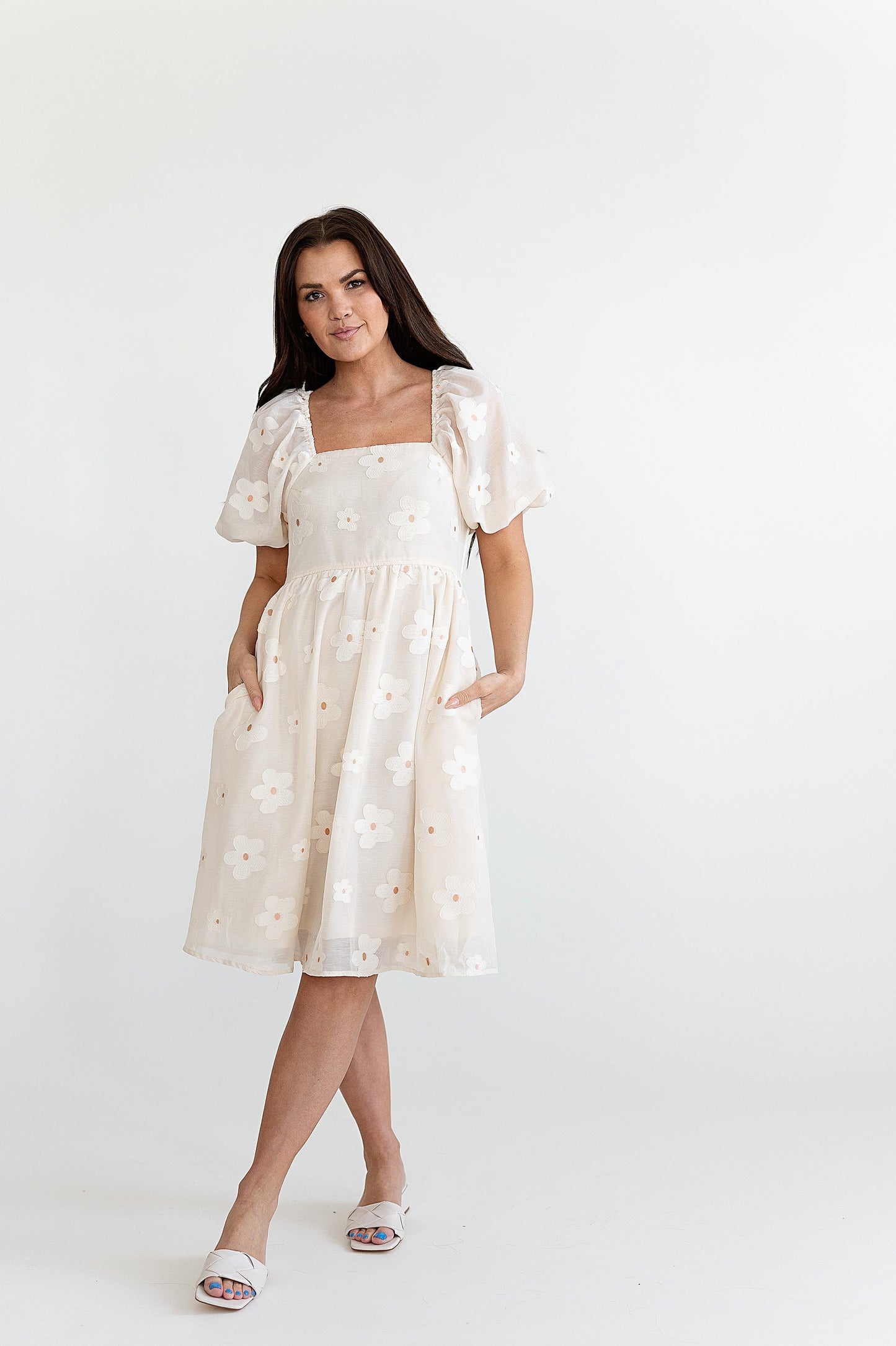 🌸Timeless Elegance: Julietta Embroidered Dress