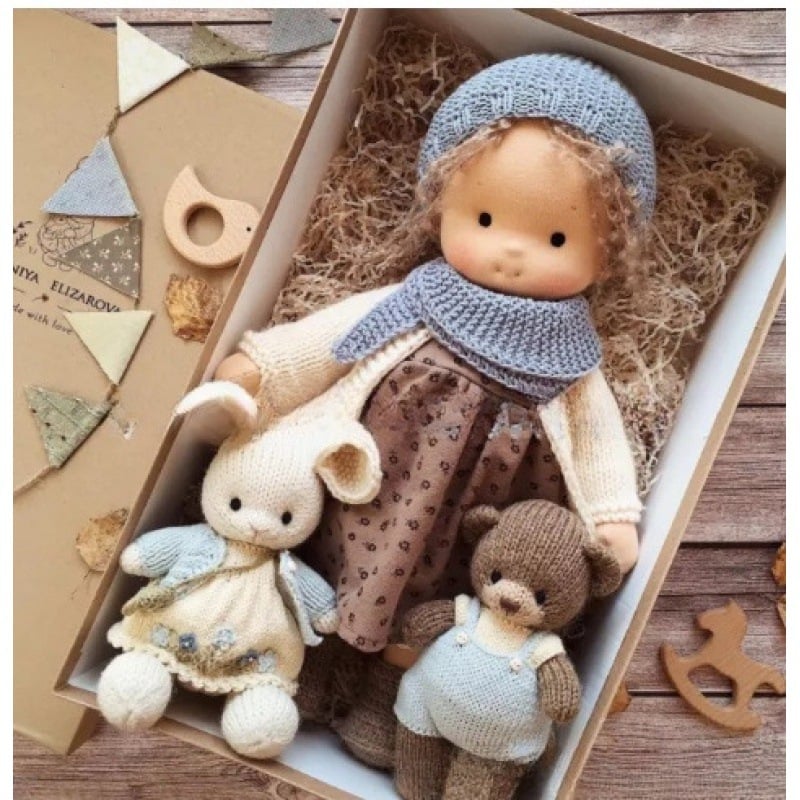 🎁🎁The Perfect Gift for Children - Exquisite Handcrafted Waldorf Dolls👧(Buy 2, Get Free Shipping)