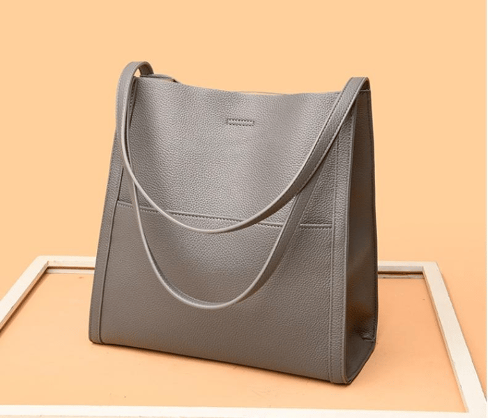 Sale: 49% Off⏰Timeless Elegance with the Solid Color Genuine Leather Shoulder Bag