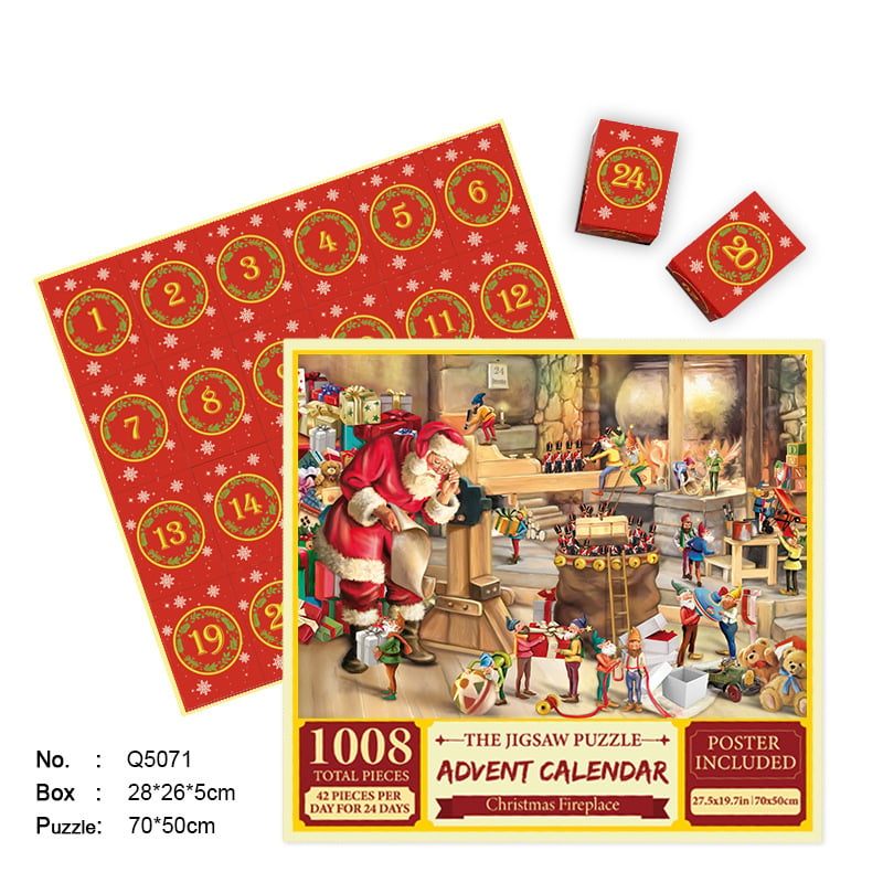 🎄Christmas Advent Calendar Puzzle Fun! 🧩 Count Down to the Holidays with Jigsaw Puzzles!