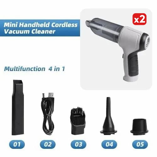 Clean Your Car with Ease - 75% OFF Last Day Promotion on Our Wireless Handheld Vacuum Cleaner