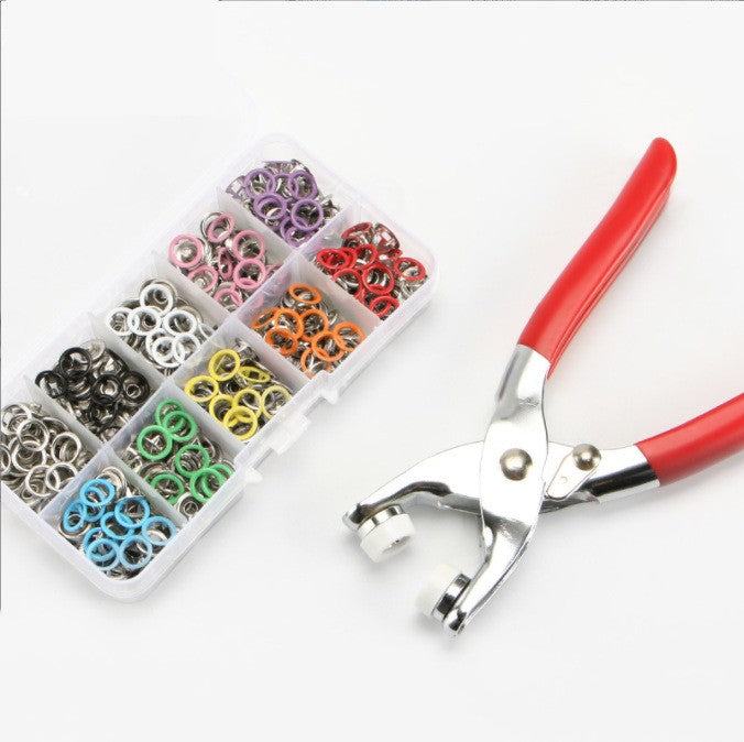 Secure and Stylish: Metal Snap Buttons with Fastener Pliers Press Tool Kit