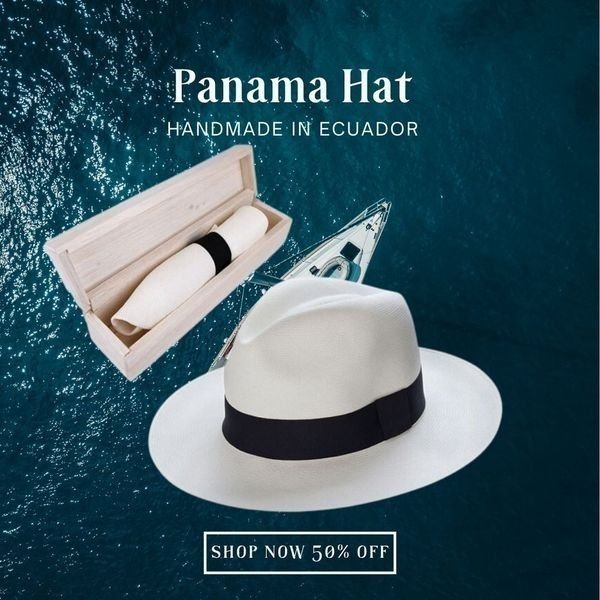 🎁 Last Day Promotion🔥 - 🌿 Classic Panama Hat: Handmade in Ecuador