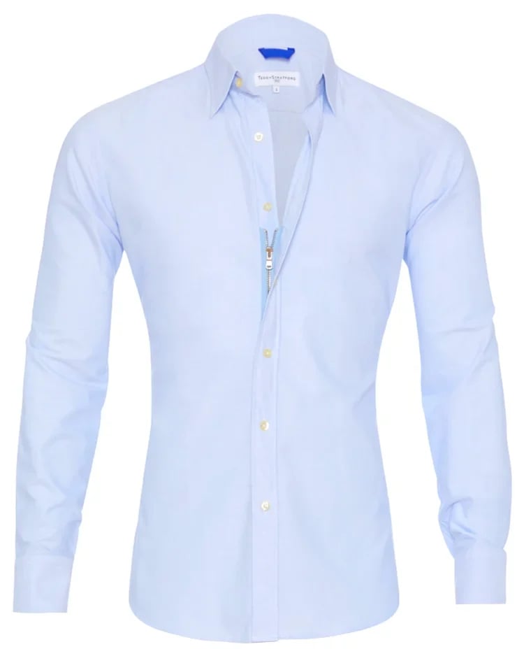 👔 Oxford Stretch Zip Shirt - Buy 2 and Enjoy Free Shipping! 👍