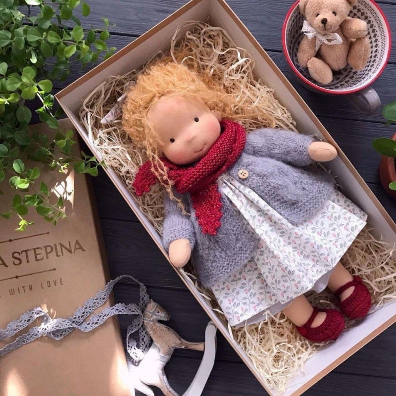 🎁🎁The Perfect Gift for Children - Exquisite Handcrafted Waldorf Dolls👧(Buy 2, Get Free Shipping)