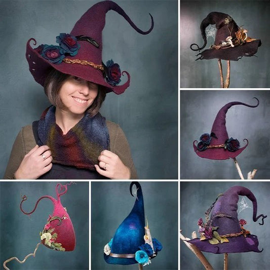 Cast a Spell on Your Halloween Party with Our Felt Witch Hats