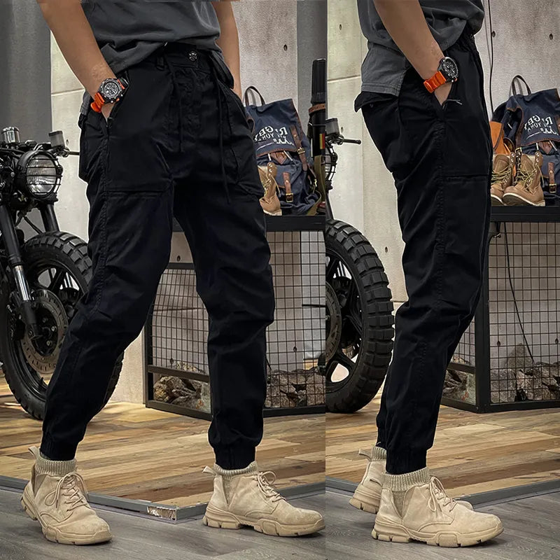 Rev Up Your Style with Our 2023 Men's Distressed Slim Fit Biker Pants ...