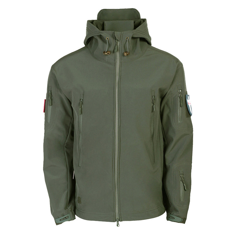 Stay Warm and Dry in Any Weather with Our Men's Camouflage Mountaineering Jacket