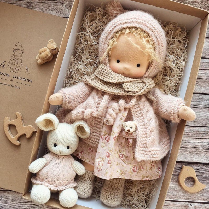 🎁🎁The Perfect Gift for Children - Exquisite Handcrafted Waldorf Dolls👧(Buy 2, Get Free Shipping)