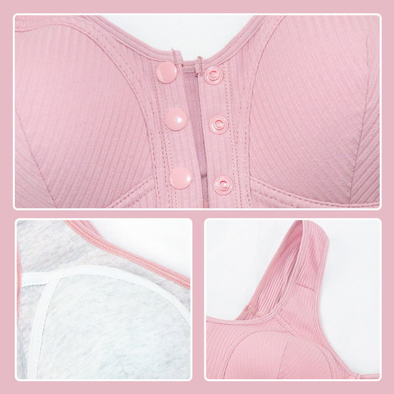 🌸Effortless Comfort and Style! Discover our Women's Front Snap Closure Adaptive Bra!🌸