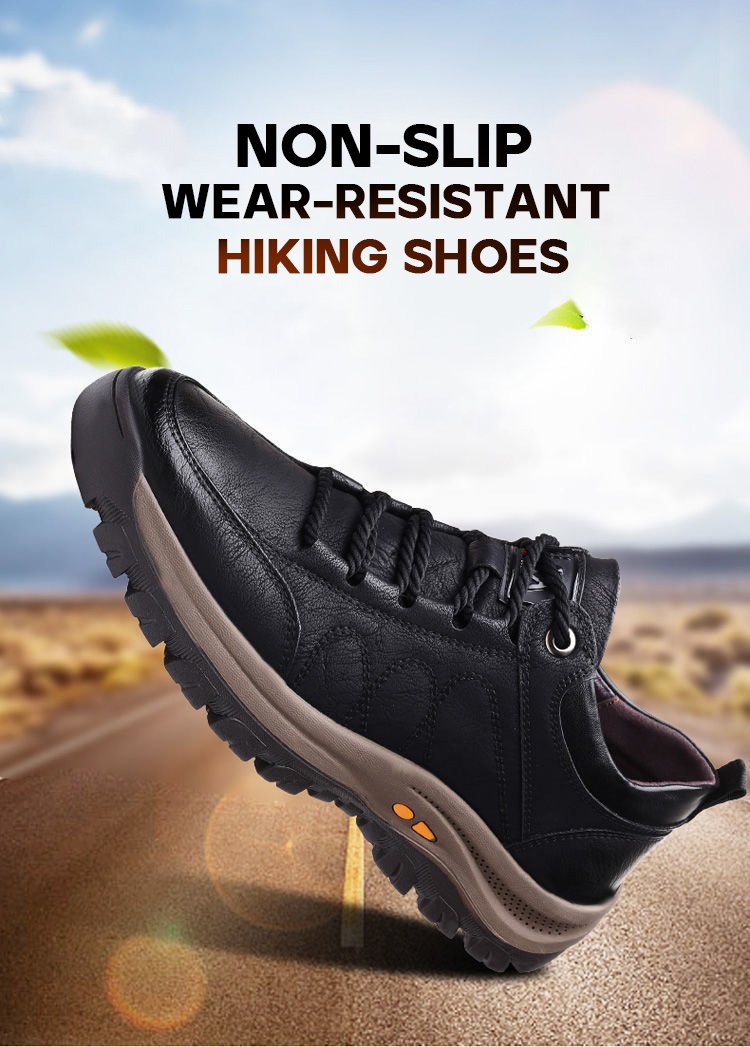 Conquer Any Terrain with Our Non-Slip Men's Hiking Platform Shoes