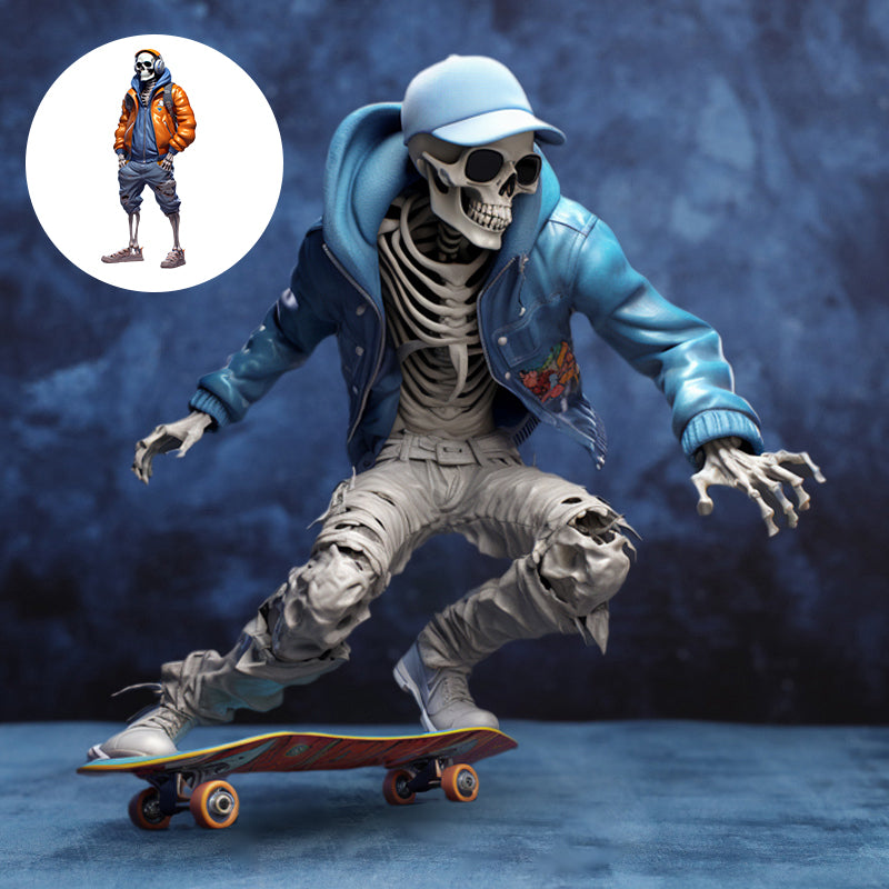 Get Your Halloween Decor On Point with Our Cool Skeleton Figurines