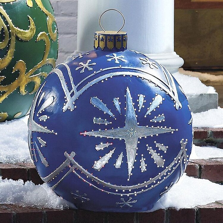 Joyful Holiday Decor: Pre-Sale of Outdoor PVC Inflatable Decorative Ball 🎉Christmas