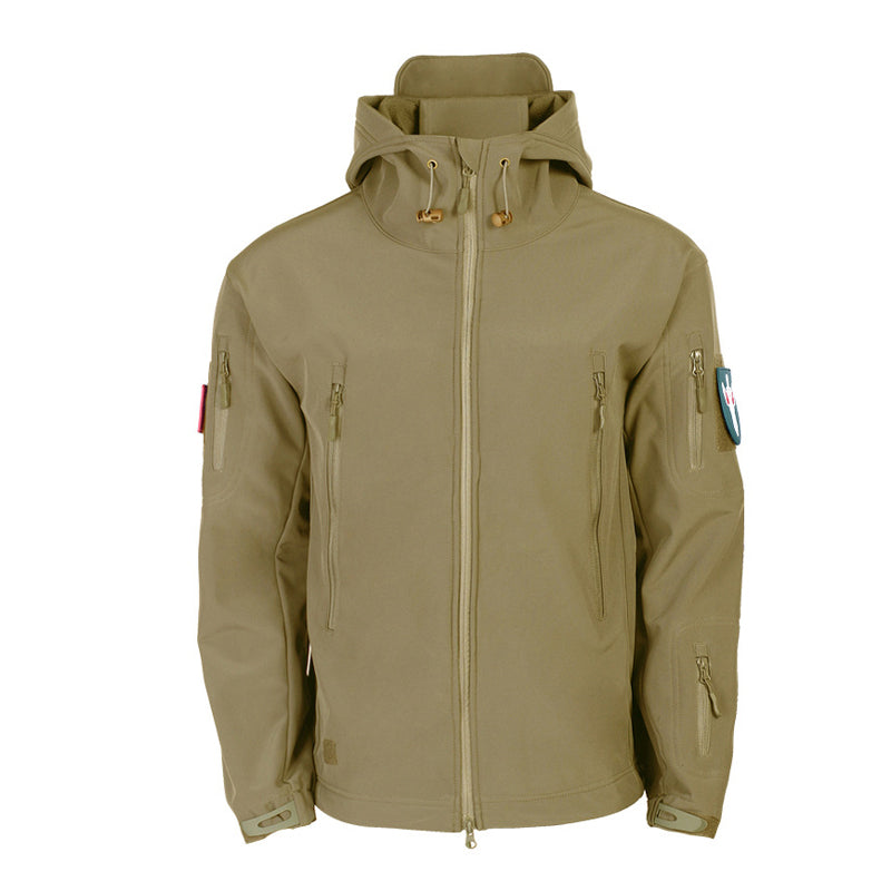 Stay Warm and Dry in Any Weather with Our Men's Camouflage Mountaineering Jacket