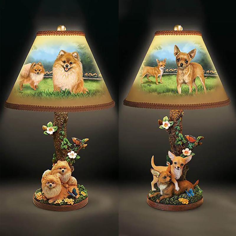 2024 A great gift - cat and dog table lamp