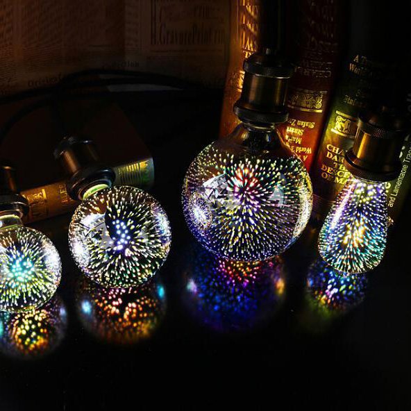 🌈💡3D Fireworks LED Light Bulb - Summer Sale 40% OFF