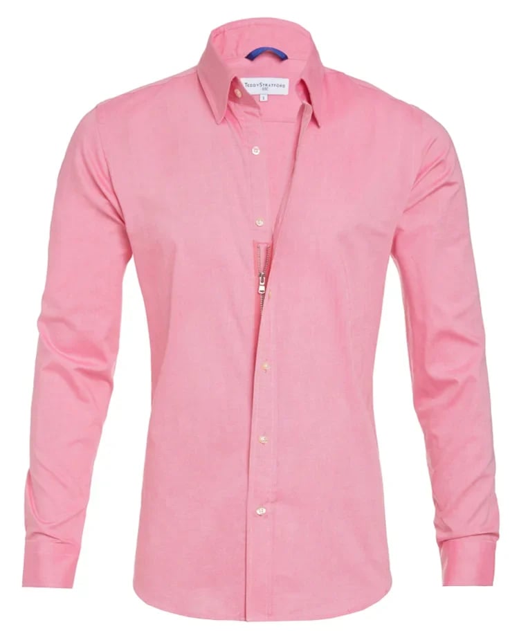 👔 Oxford Stretch Zip Shirt - Buy 2 and Enjoy Free Shipping! 👍