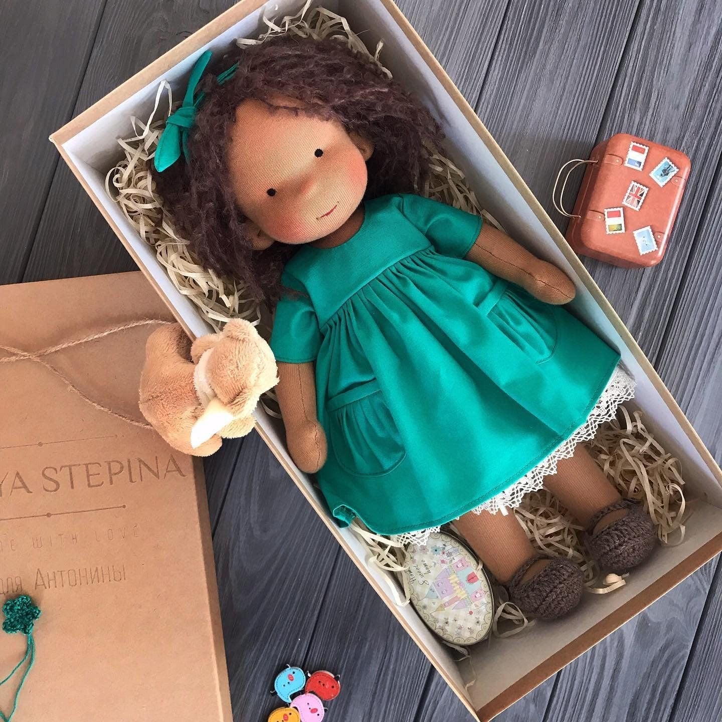 🎁🎁The Perfect Gift for Children - Exquisite Handcrafted Waldorf Dolls👧(Buy 2, Get Free Shipping)