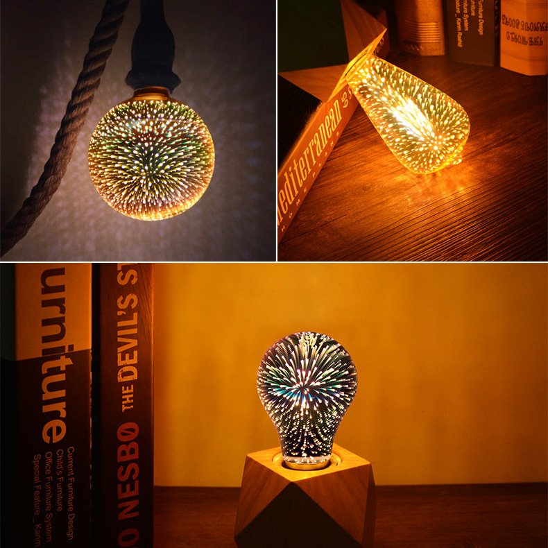 🌈💡3D Fireworks LED Light Bulb - Summer Sale 40% OFF