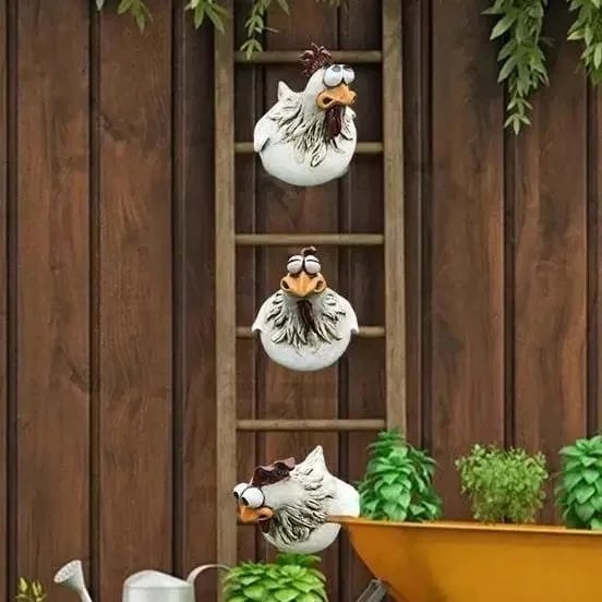 🔥Final Day! 50% Off Funny Chicken Garden Fence Decoration!🔥