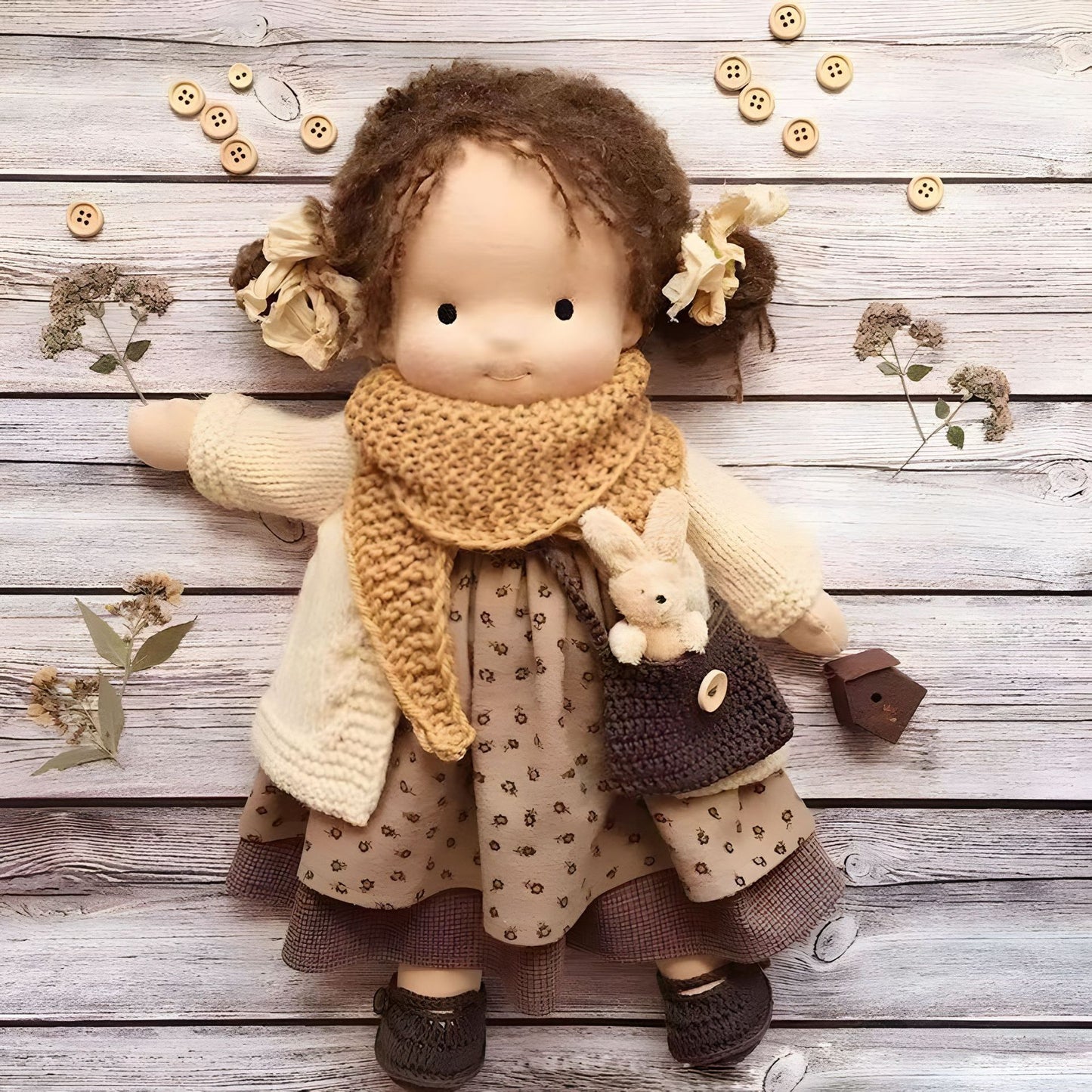 🎁🎁The Perfect Gift for Children - Exquisite Handcrafted Waldorf Dolls👧(Buy 2, Get Free Shipping)