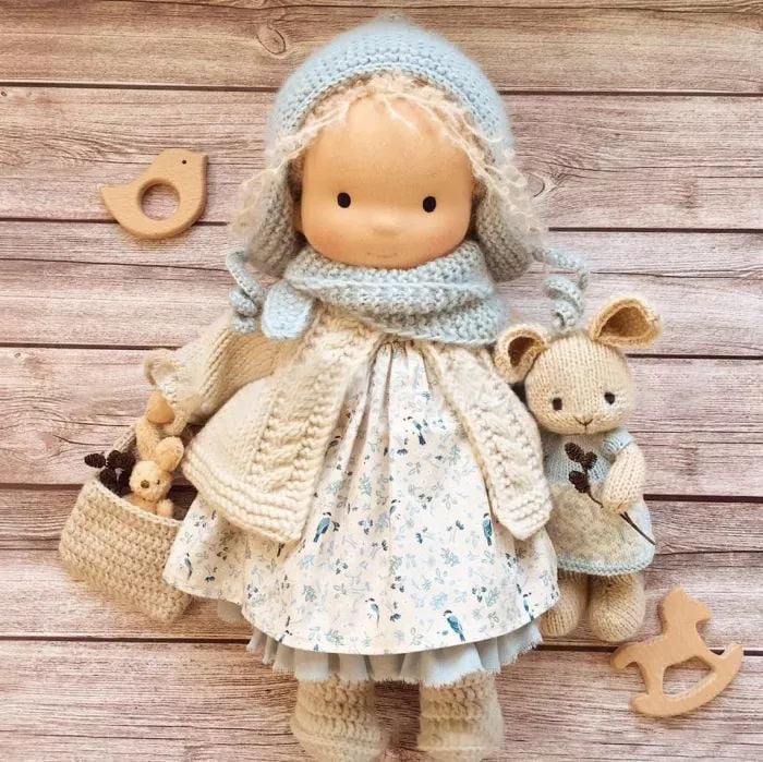 🎁🎁The Perfect Gift for Children - Exquisite Handcrafted Waldorf Dolls👧(Buy 2, Get Free Shipping)